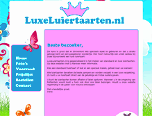 Tablet Screenshot of luxeluiertaarten.nl